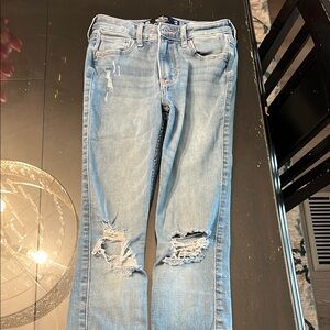 Hollister Blue Skinny Jeans